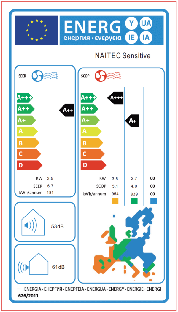 Naitec Sensitive 3,5 kW s montážou - Image 10
